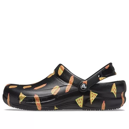 Crocs Bistro Graphic Clog Stylish Casual Black Sandals Crocs Bistro Graphic Clog Stylish Casual Black Sandals