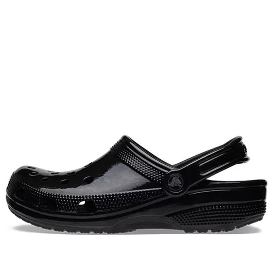 Crocs Classic High Shine Clog 'Black' Crocs Classic High Shine Clog 'Black'