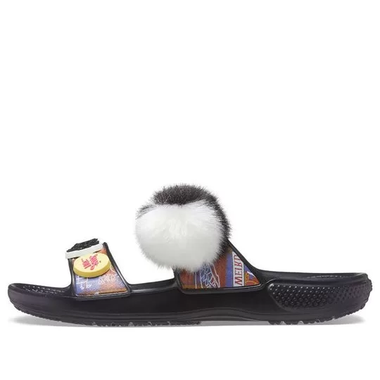 Crocs Classic Soft Sole Cozy Flat Heel Sports Slippers Unisex Black Crocs Classic Soft Sole Cozy Flat Heel Sports Slippers Unisex Black