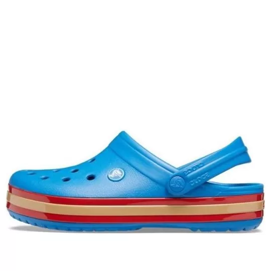 Crocs Crocband Hyper Shine Clog Blue Sandals Crocs Crocband Hyper Shine Clog Blue Sandals