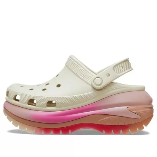Crocs Mega Crush Color Dip Clog 'White Pink' Crocs Mega Crush Color Dip Clog 'White Pink'