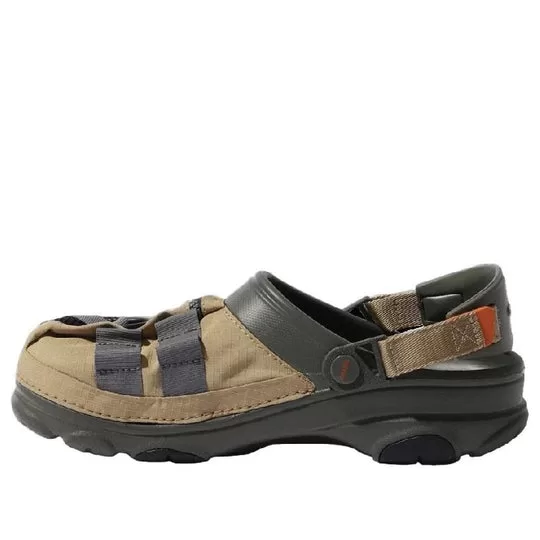 Crocs x Beams Fishing Vest Classic Clogs 'Tan Dusty Olive' Crocs x Beams Fishing Vest Classic Clogs 'Tan Dusty Olive'