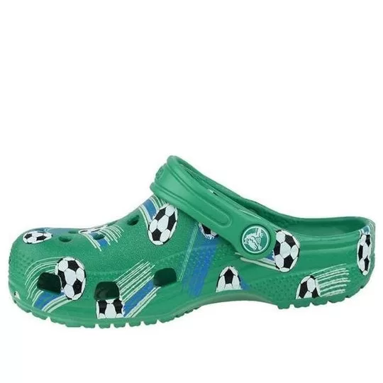 (GS) Crocs Classic Sports Ball Clogs 'Green White' (GS) Crocs Classic Sports Ball Clogs 'Green White'