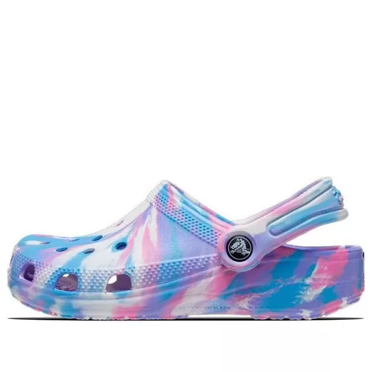 (PS) Crocs Classic Marbled Clog 'Blue Purple Pink' (PS) Crocs Classic Marbled Clog 'Blue Purple Pink'